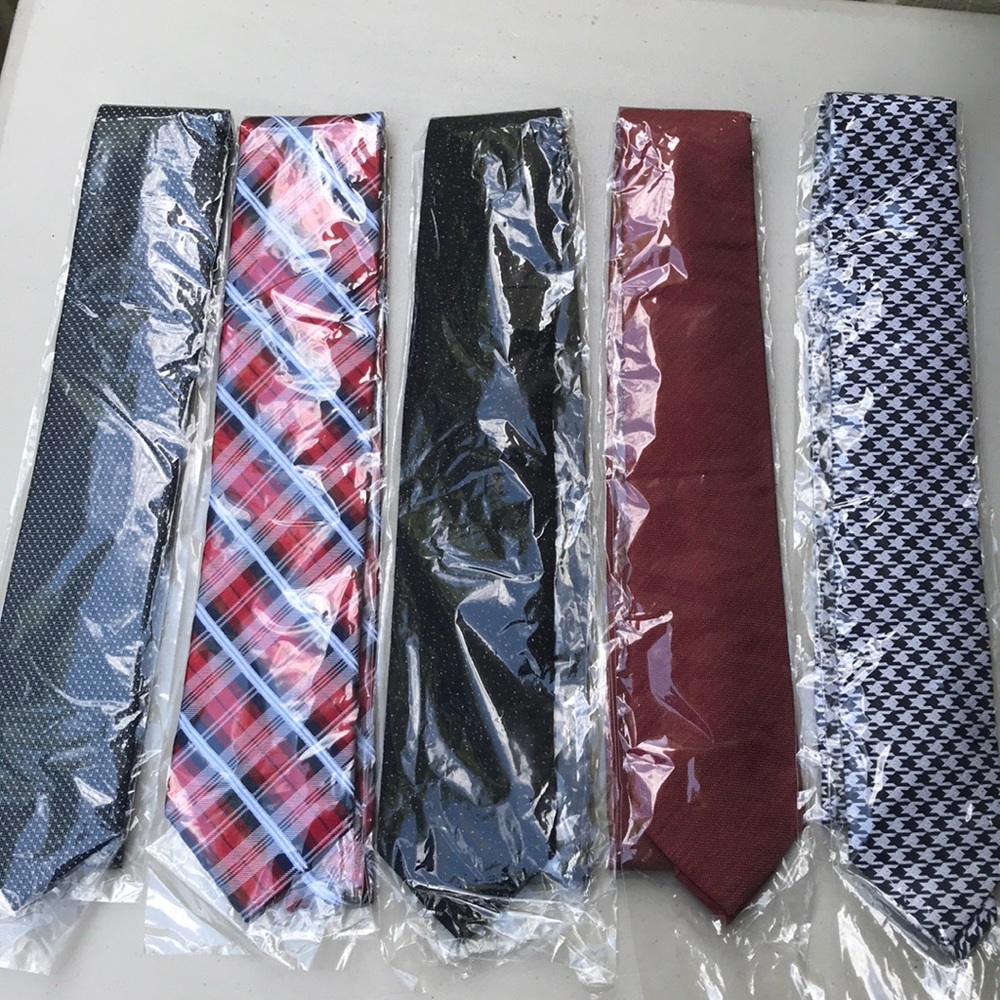 Lot of 5 multi-color ties ($8 tie Bundles 3/$20)
